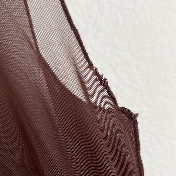 Kim Shui Brown Wrap Top - Picture 13 of 16